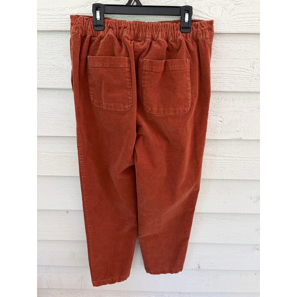LOFT Outlet Rust Corduroy High Rise Straight Pants Size Medium - Picture 7 of 7